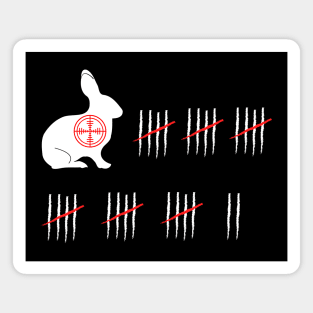 Rabbit Hunting Checklist Funny Bunny Hunter gift Magnet